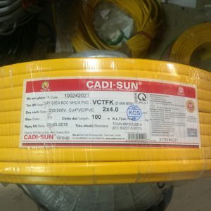 Dây VCTFK 2x4 Cadisun