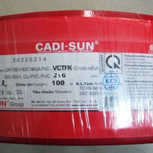 Dây VCTFK 2x6 Cadisun