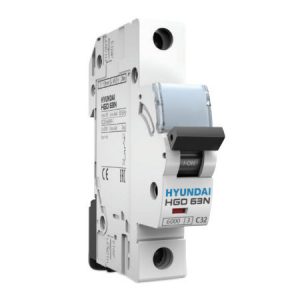 Aptomat MCB HGD63N 1P 6A Hyundai( HGD có từ 6A đến 63A)