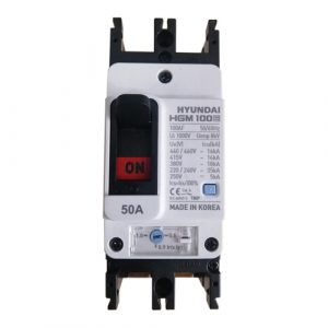 Aptomat MCCB HGM 100E-F/2p 100A Hyundai (HGM có từ 16A-100A)