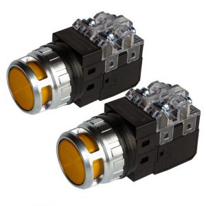 Nút ấn có đèn d25/220v CR254-2/CRX-G25MA HY