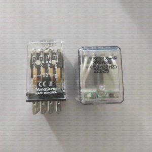 Rơ le TG YSMY03-4P-220ASL NTT(có đèn)-14c dẹp